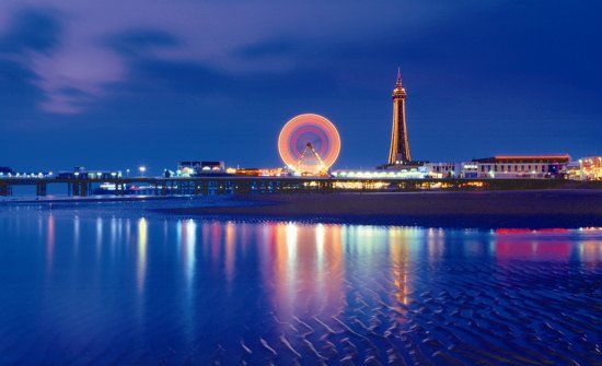 La torre y el circo de Blackpool